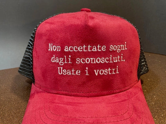 "NON ACCETTATE SOGNI DAGLI SCONOSCIUTI, USATE I VOSTRI"
