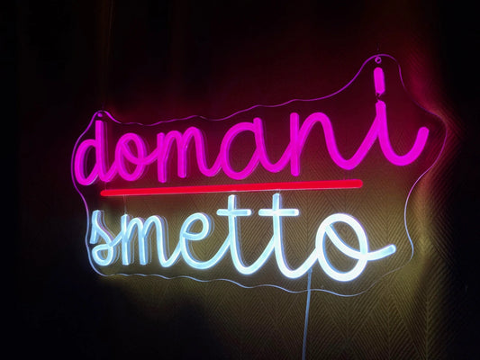 DOMANI SMETTO